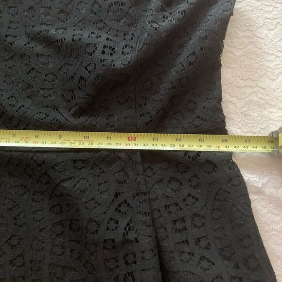 Black Lace Sleeveless Dress - Picture 8 of 10